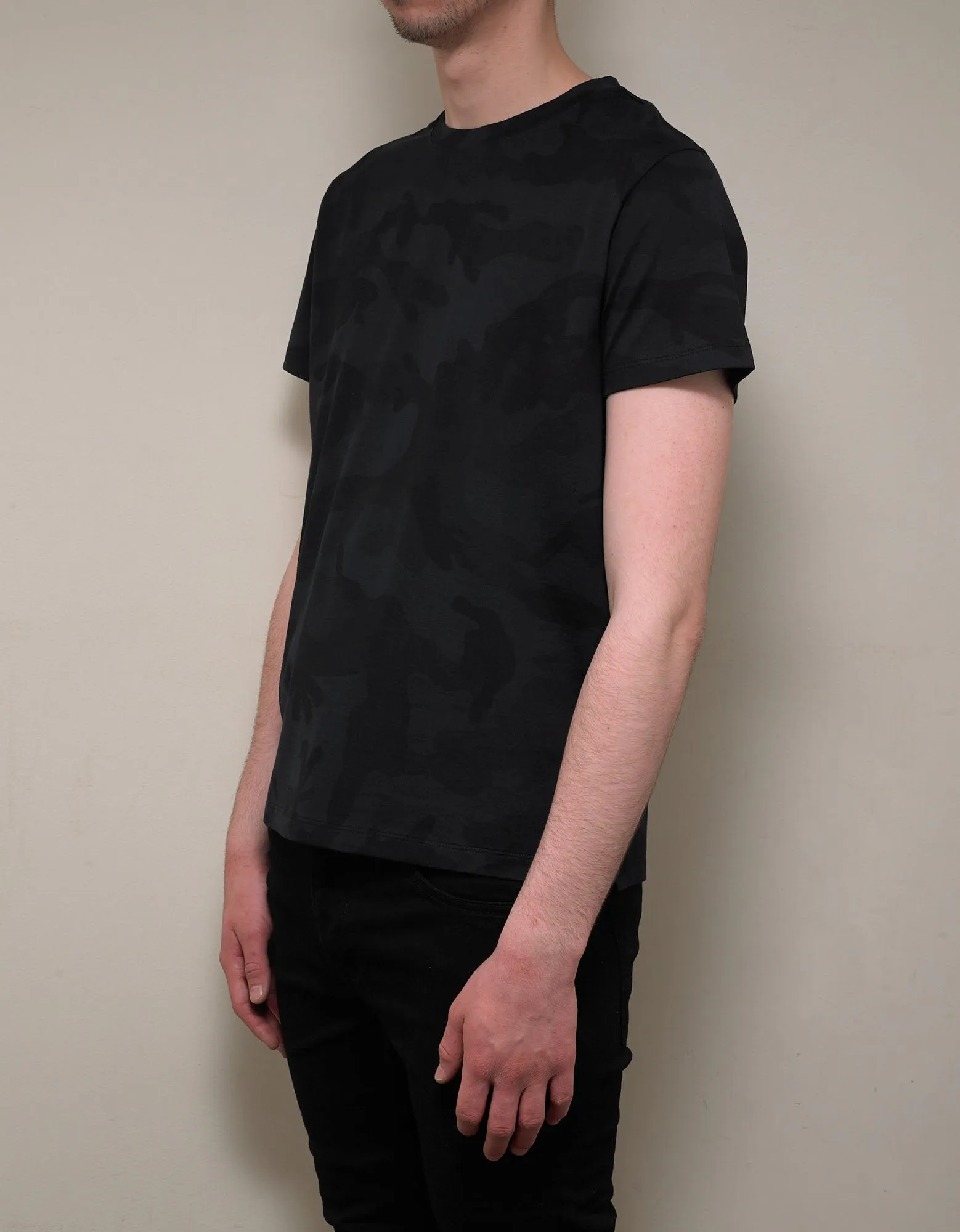 Black Camouflage T-Shirt -