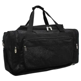 Black Glitter NGIL Canvas 23" Duffle Bag