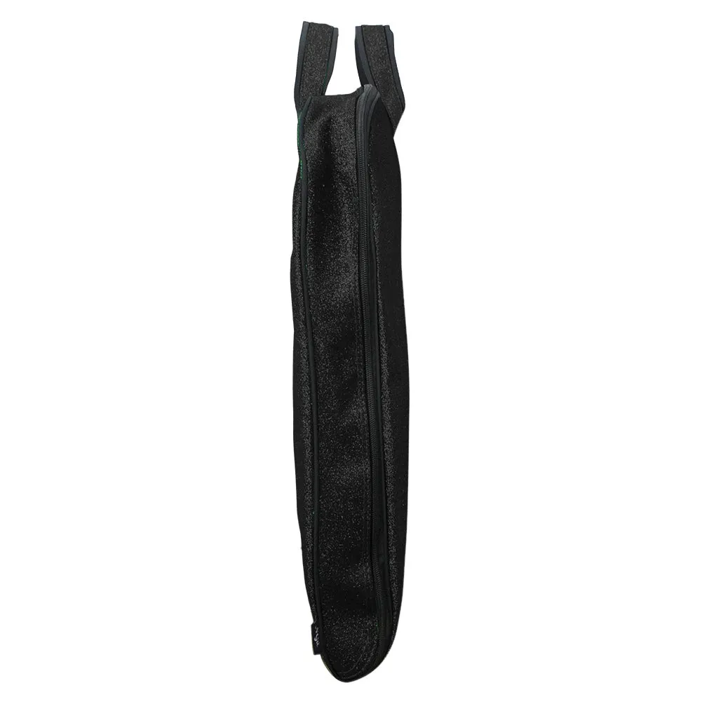 Black Glitter NGIL Garment Bags