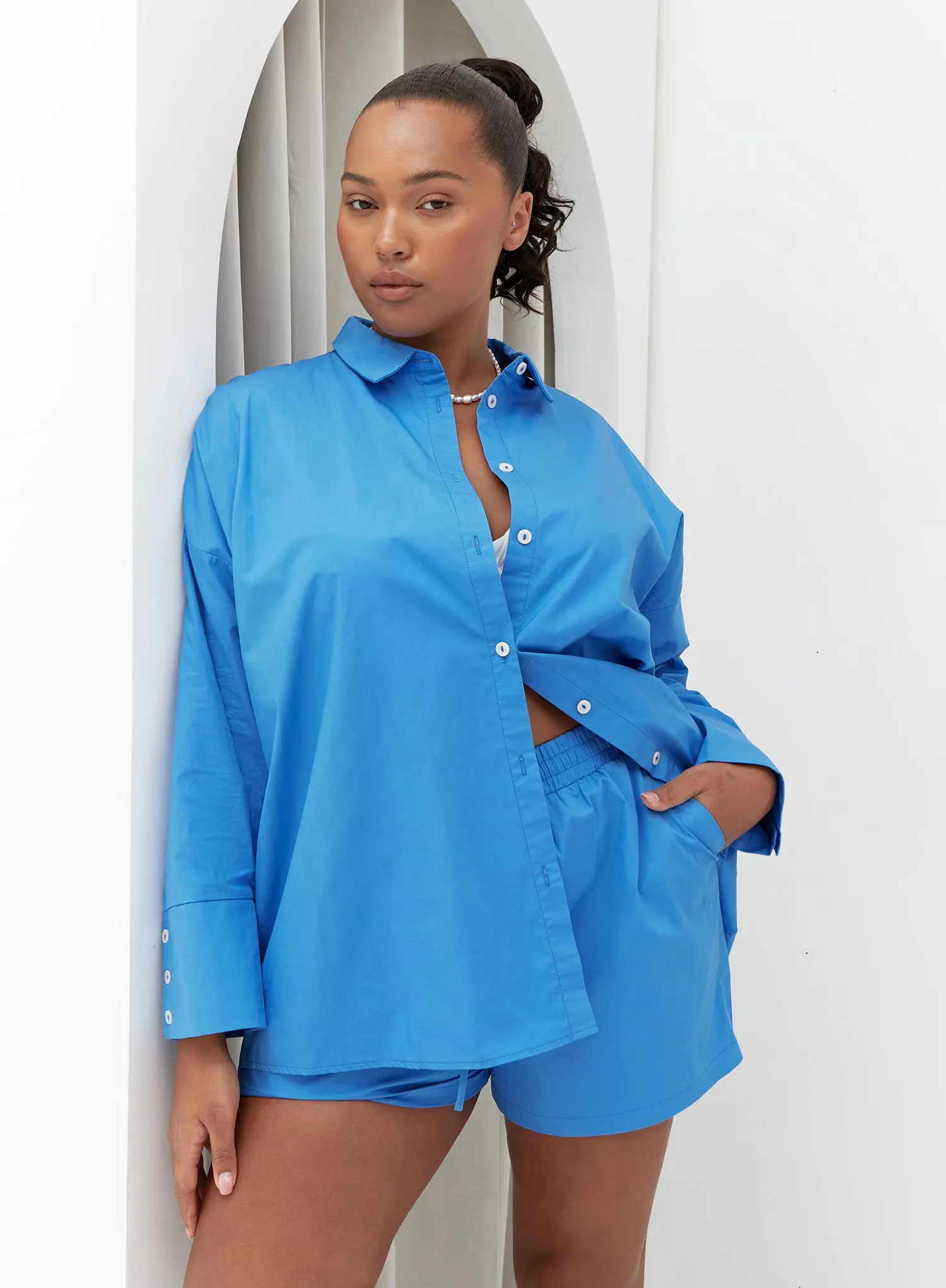 Blue Relaxed Shirt – Alice