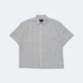 Boxy SS Shirt - Blue Stripe