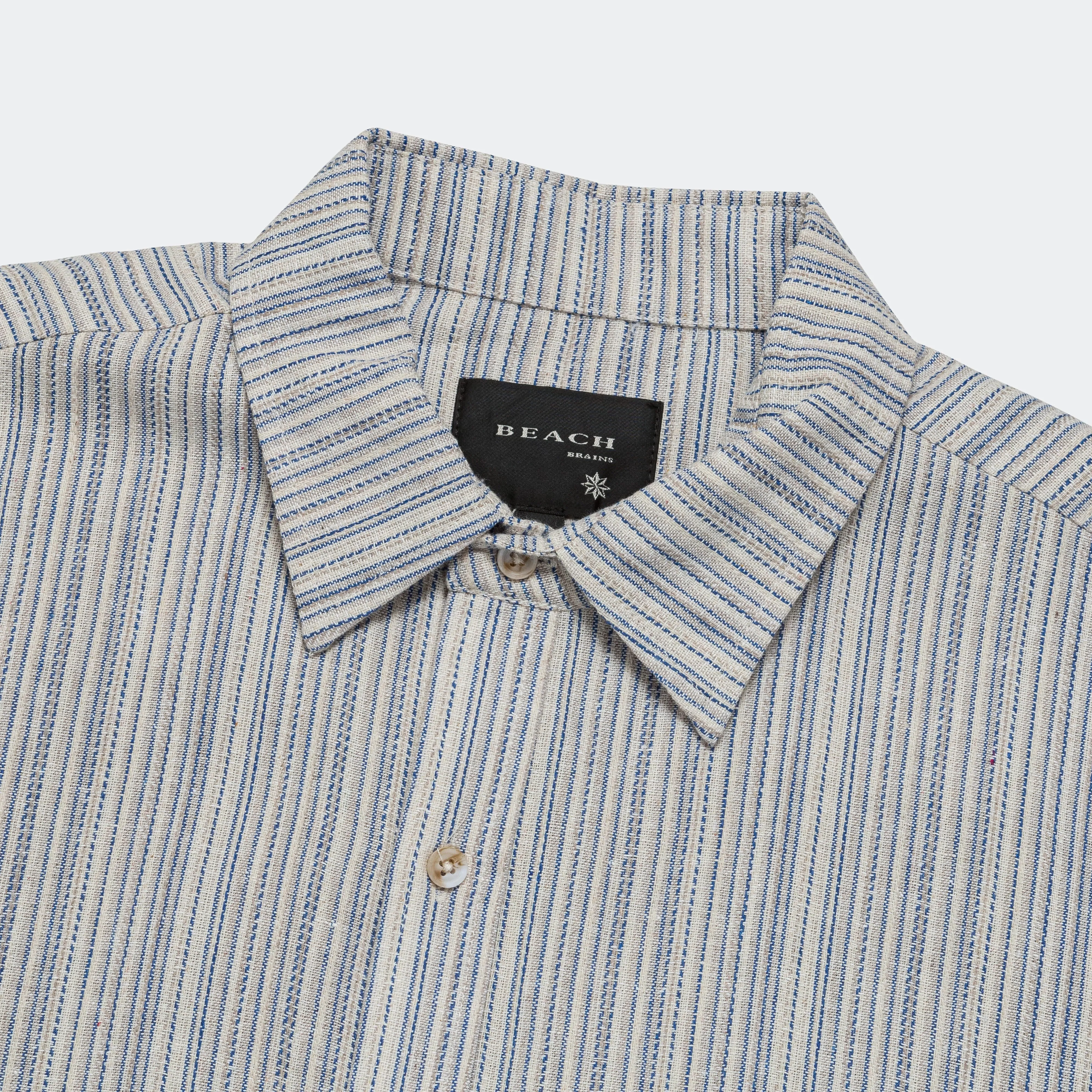 Boxy SS Shirt - Blue Stripe