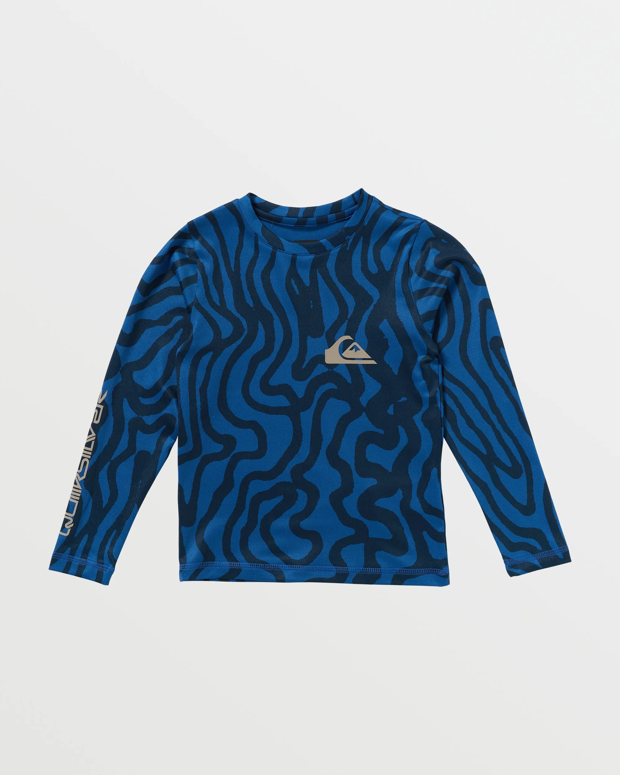 Boys 2-7 Everyday Long Sleeve Surf Tee - Monaco Blue