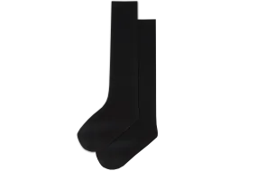 Boys 3/4 Long Socks - Black