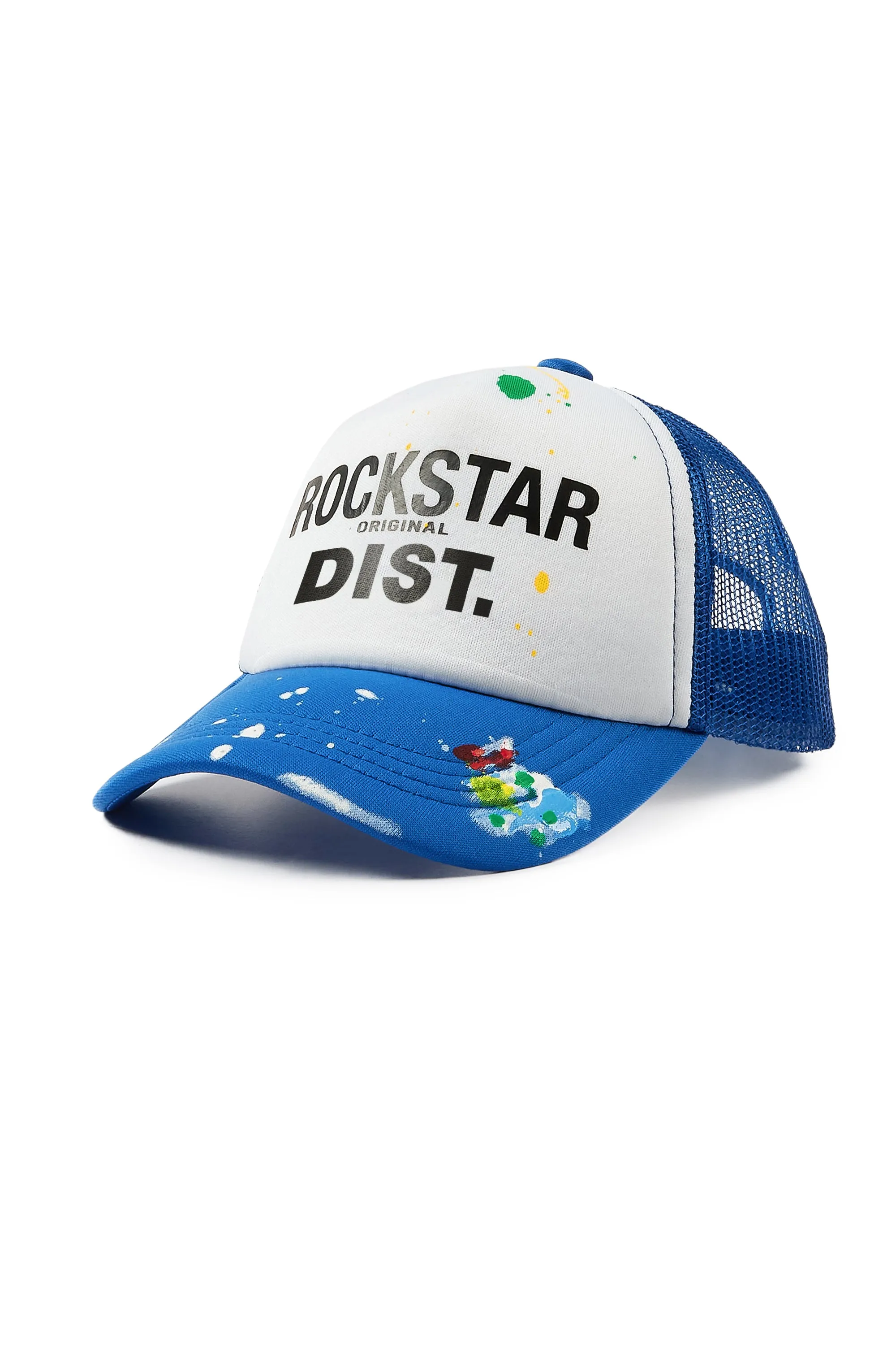 Boys Neptune White/Royal Trucker Hat