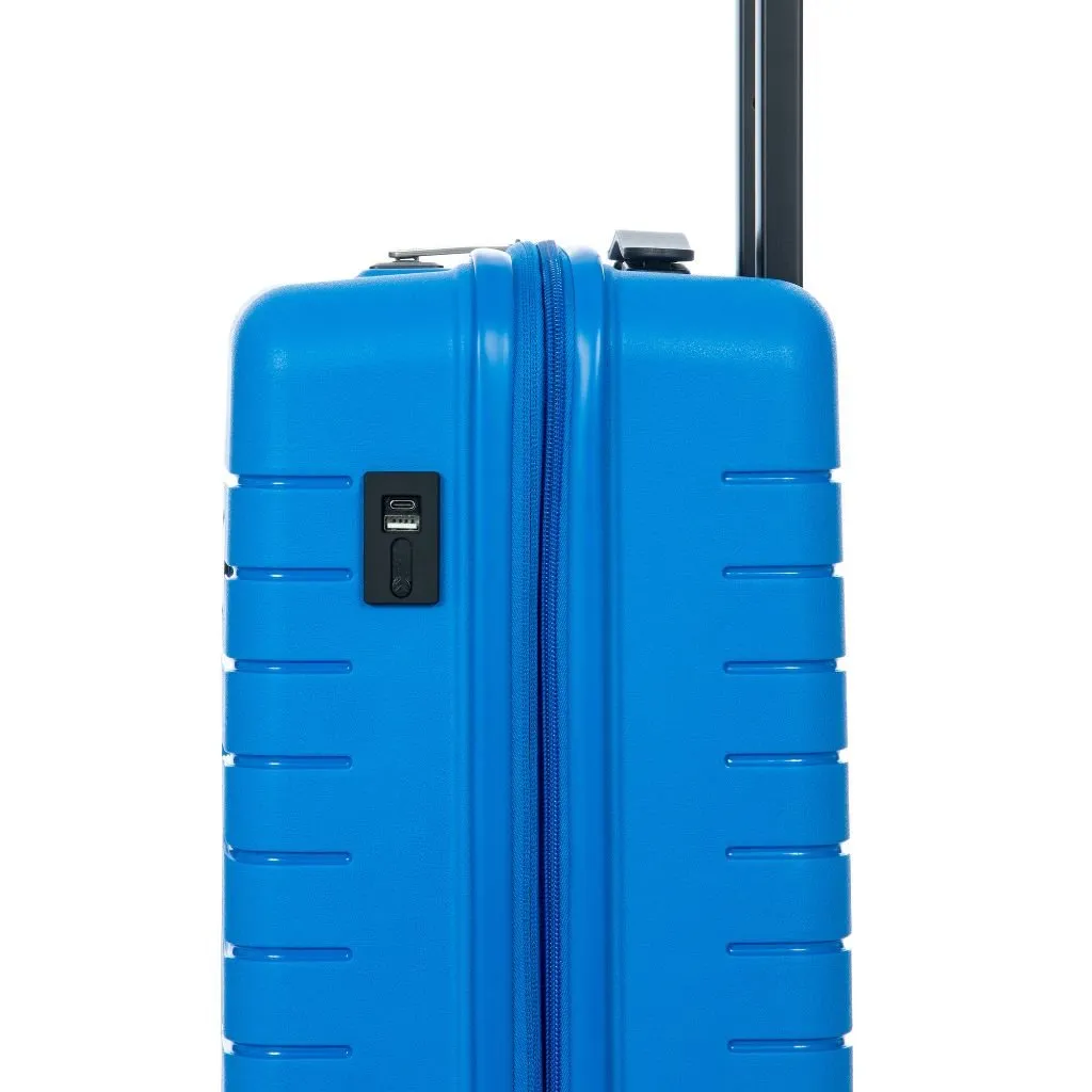 Bric's B|Y Ulisse  Carry On 55cm Hardsided Spinner Suitcase Electric Blue