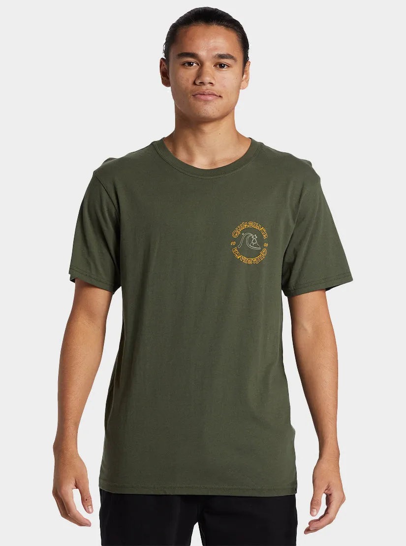 Bubble Outline T-Shirt - Climbing Ivy