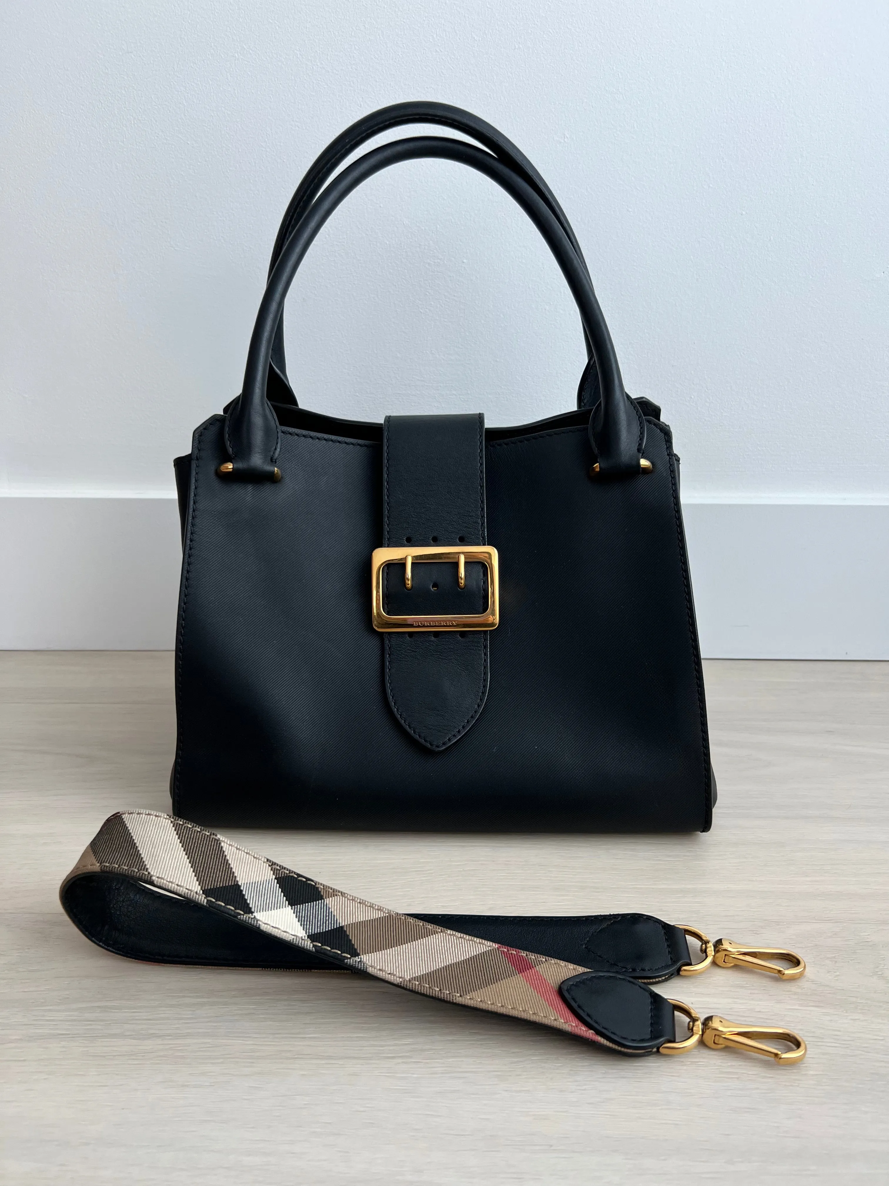 Burberry Buckle Tote Bag