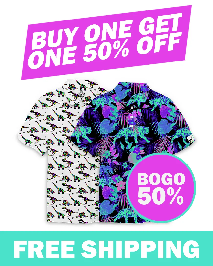 Buy 1 Get 1 50% OFF Pack - Neon Tiger, Reptar