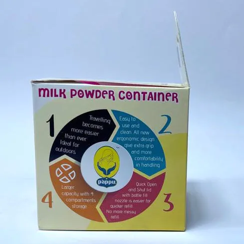 C1692 BPA Milk Powder Container 4-Components Blue