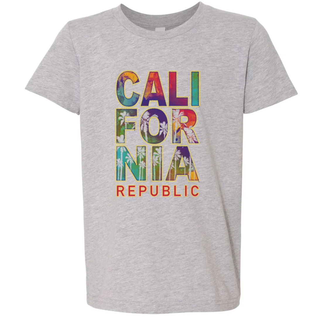 California Pastel Stitched Style Asst Colors Youth T-Shirt/tee