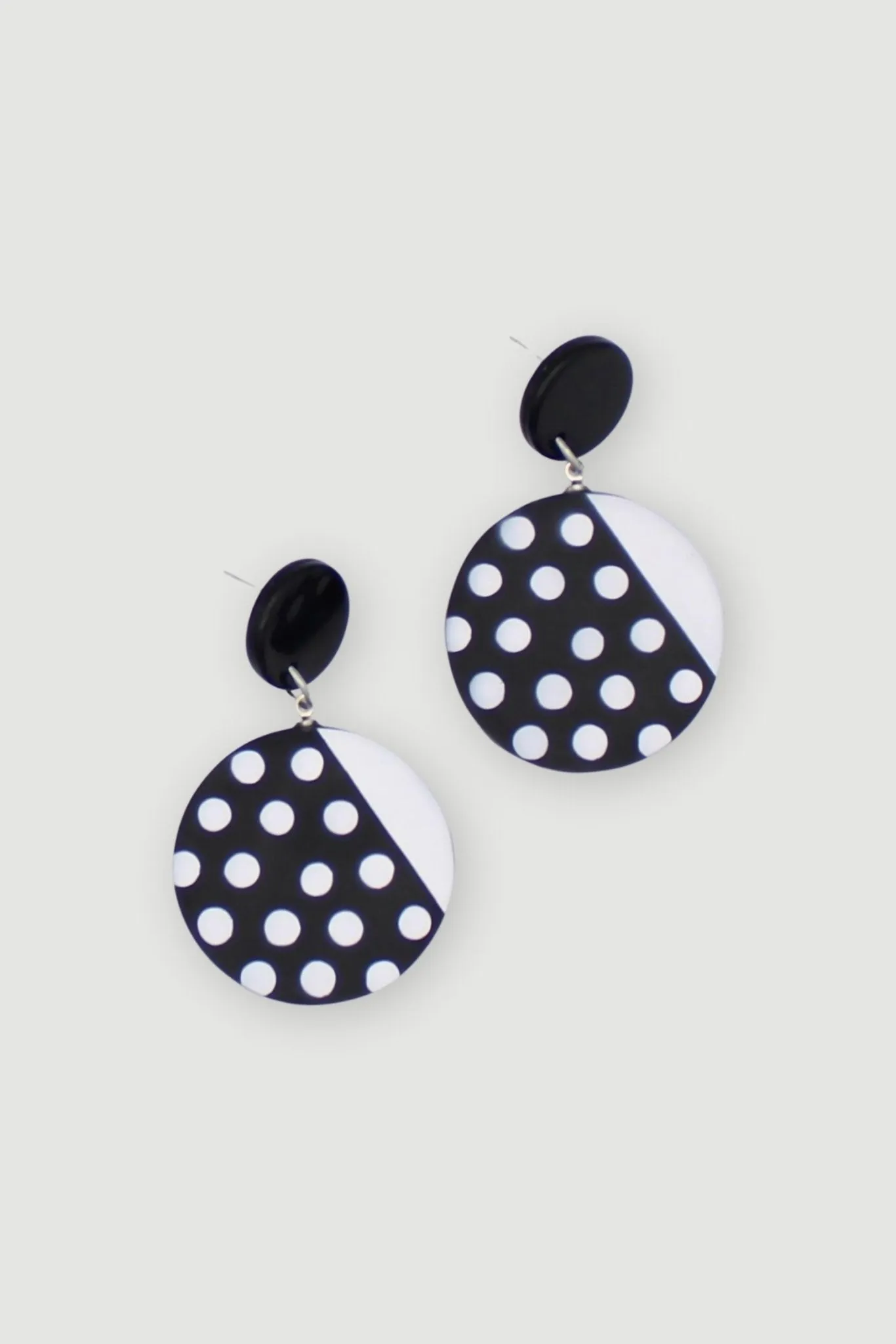 Celine Earring - Black & White