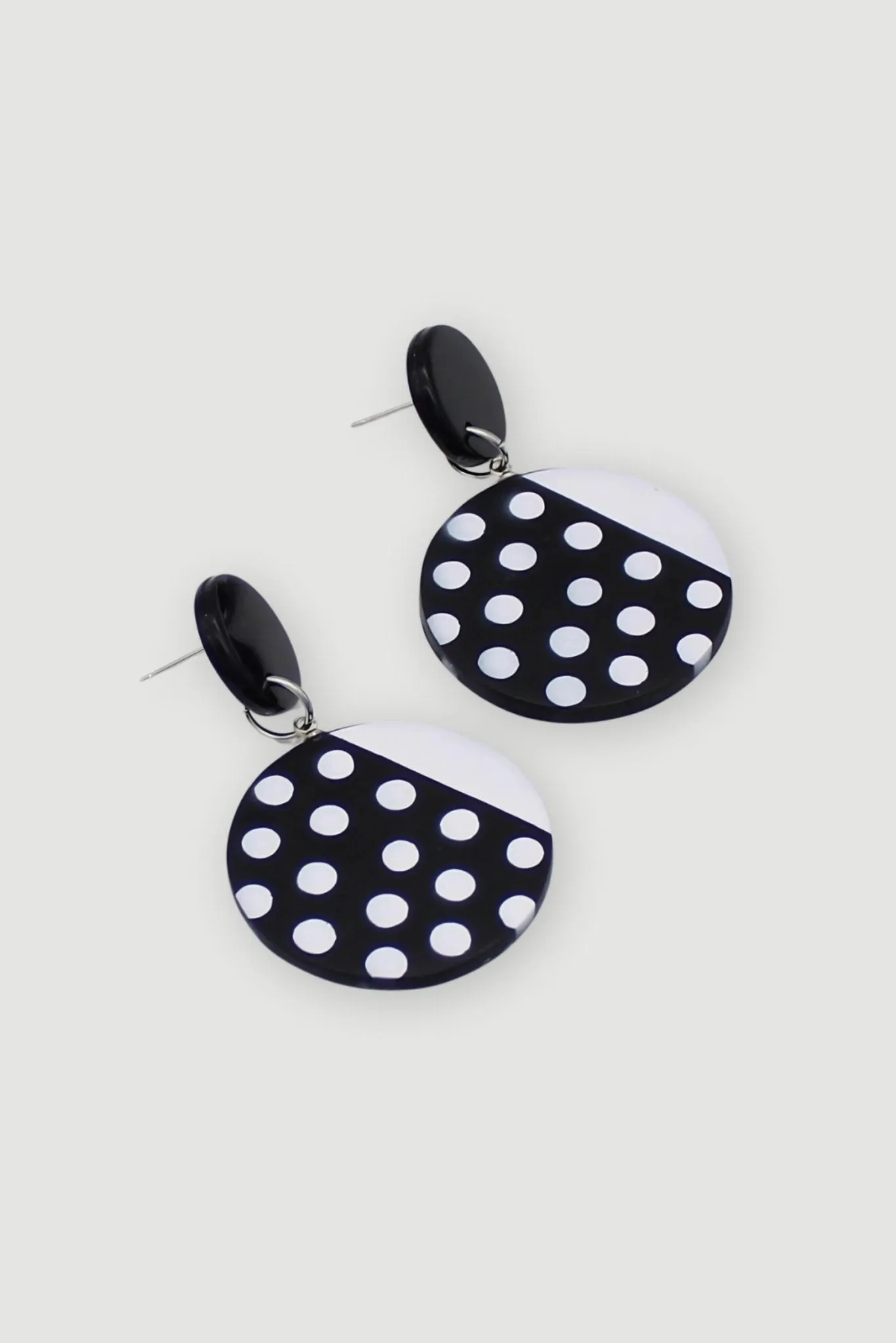 Celine Earring - Black & White