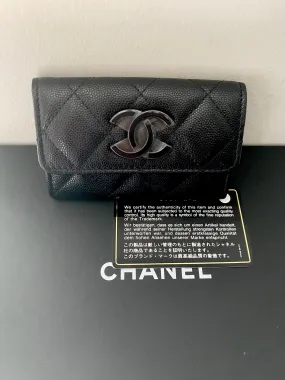 Chanel flap card holder.