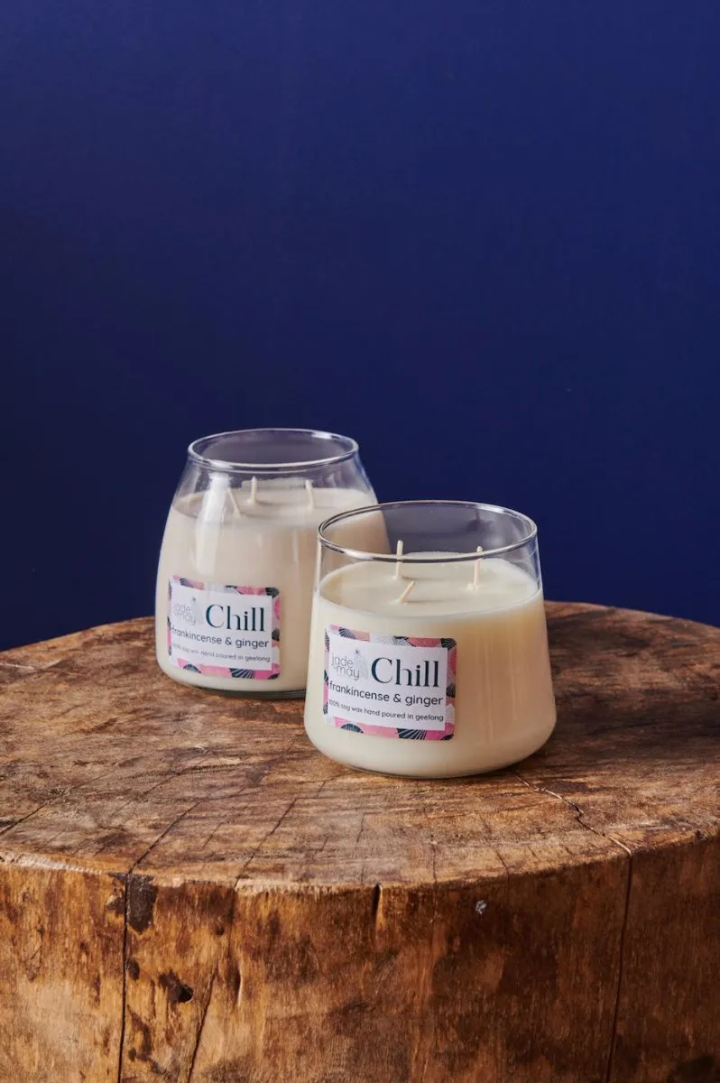 Chill - Frankincense & Ginger Soy Candle