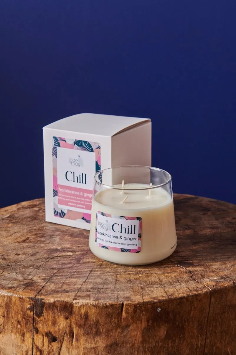 Chill - Frankincense & Ginger Soy Candle