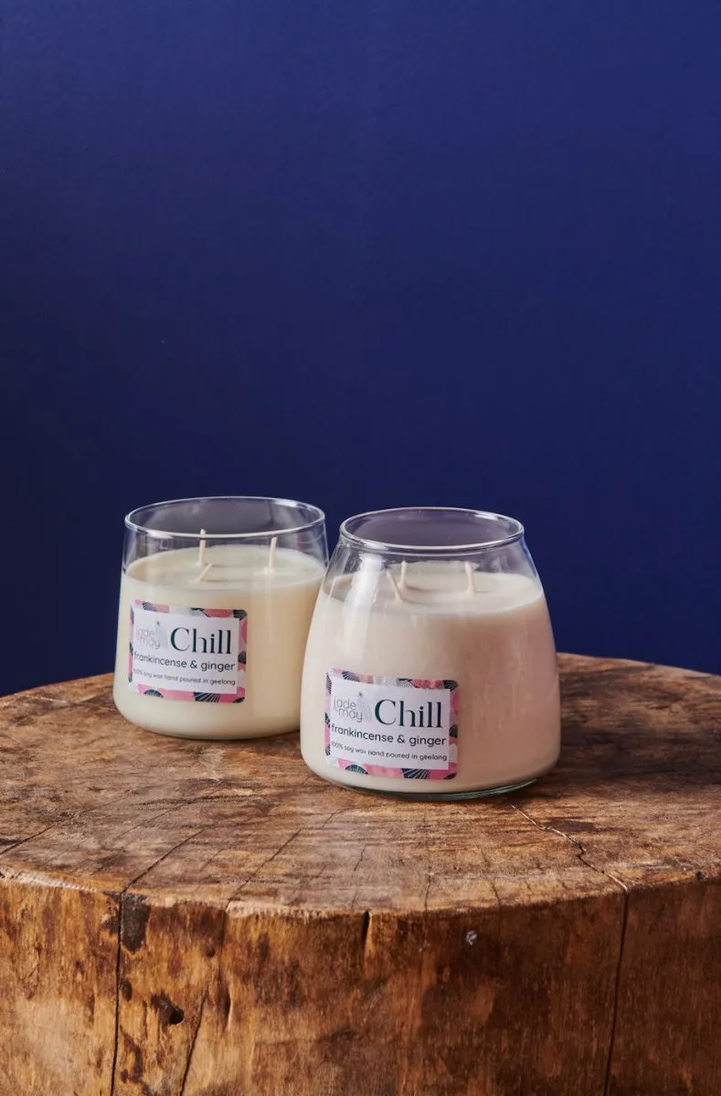 Chill - Frankincense & Ginger Soy Candle