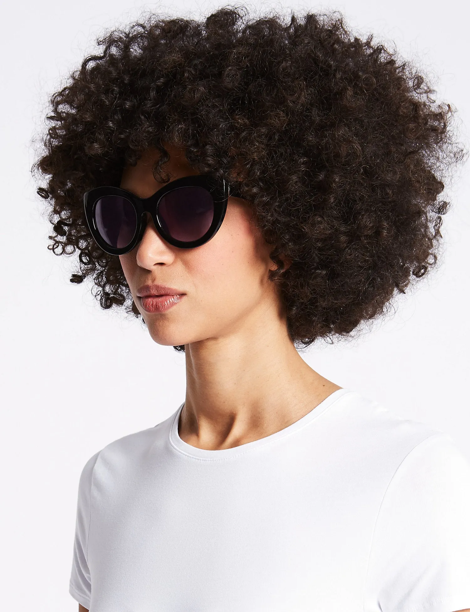 Chunky Cat Eye Sunglasses