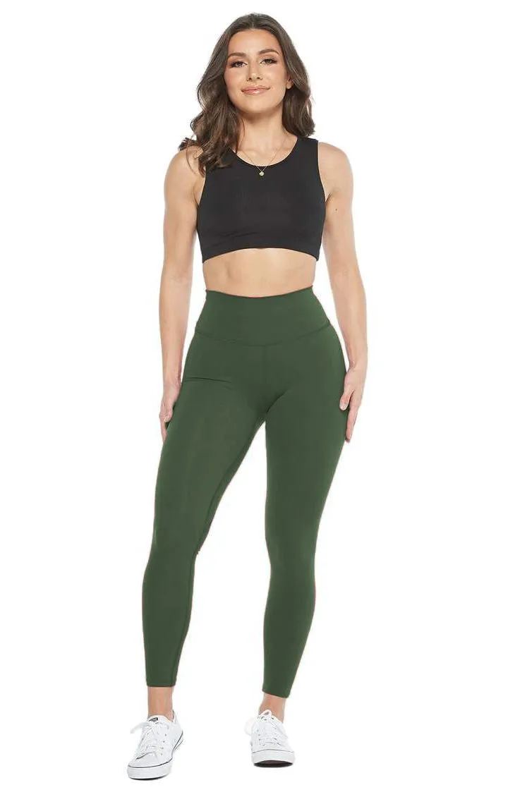 CLASSIC HIGH WAISTED LEGGINGS (Wine)