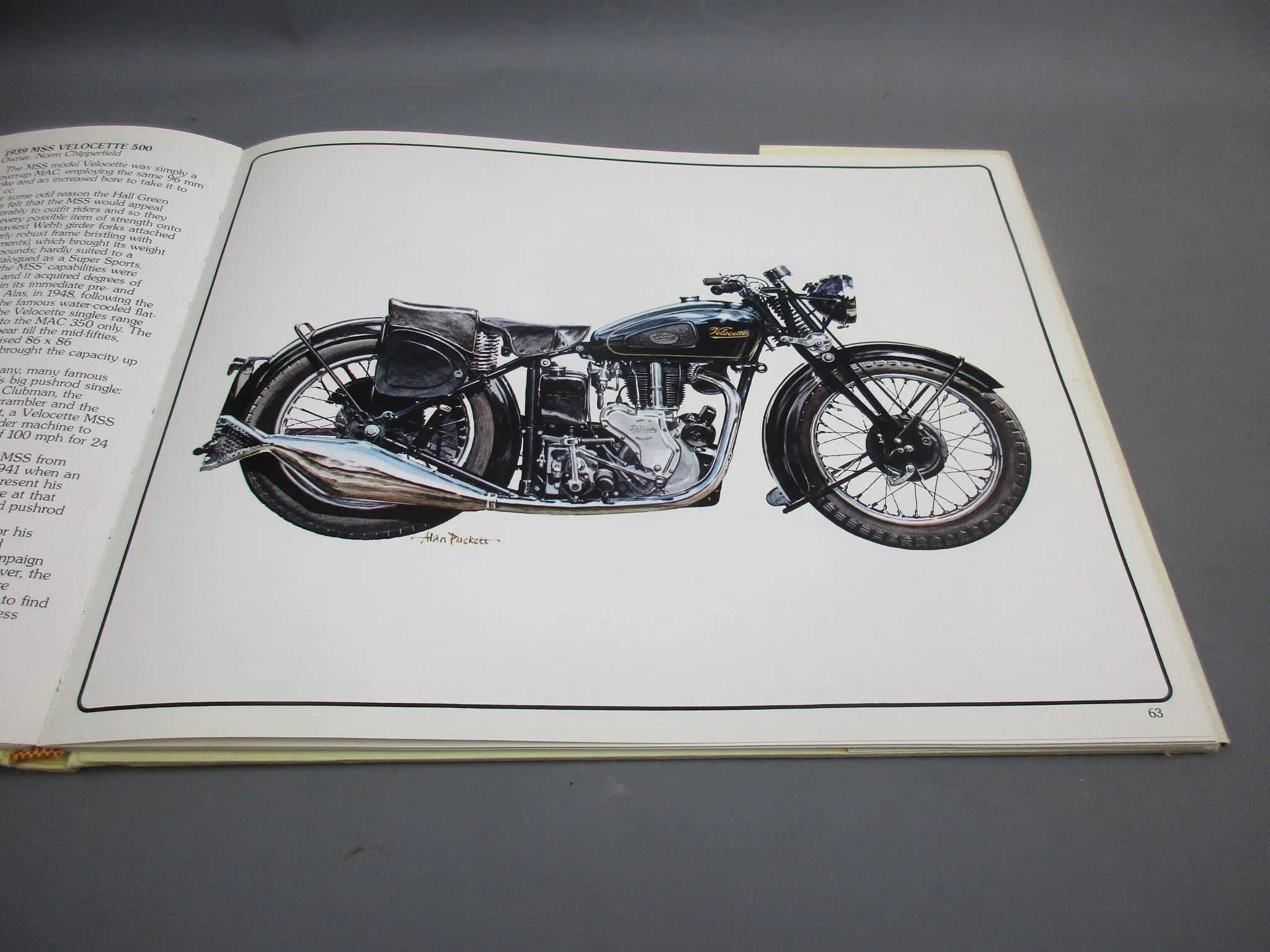 Classic Motorbikes Alan Puckett Illustrated Book Vintage c1970