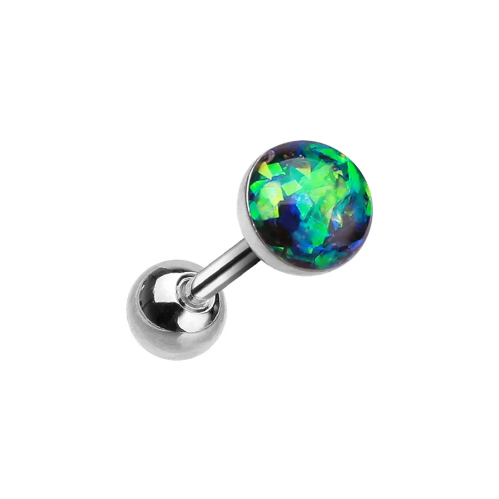 Classic Opal Stud Body Jewellery. Labret, Monroe, Tragus and Cartilage Earrings.