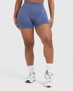 Classic Seamless 2.0 Booty Shorts | Slate Blue Marl