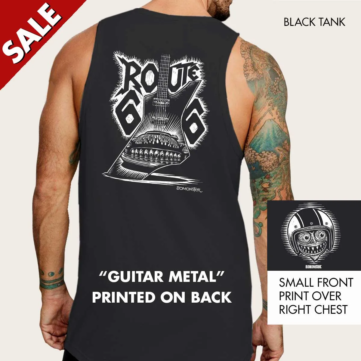 Clearance Men's Custom Tank "Guitar Metal" SIZE M