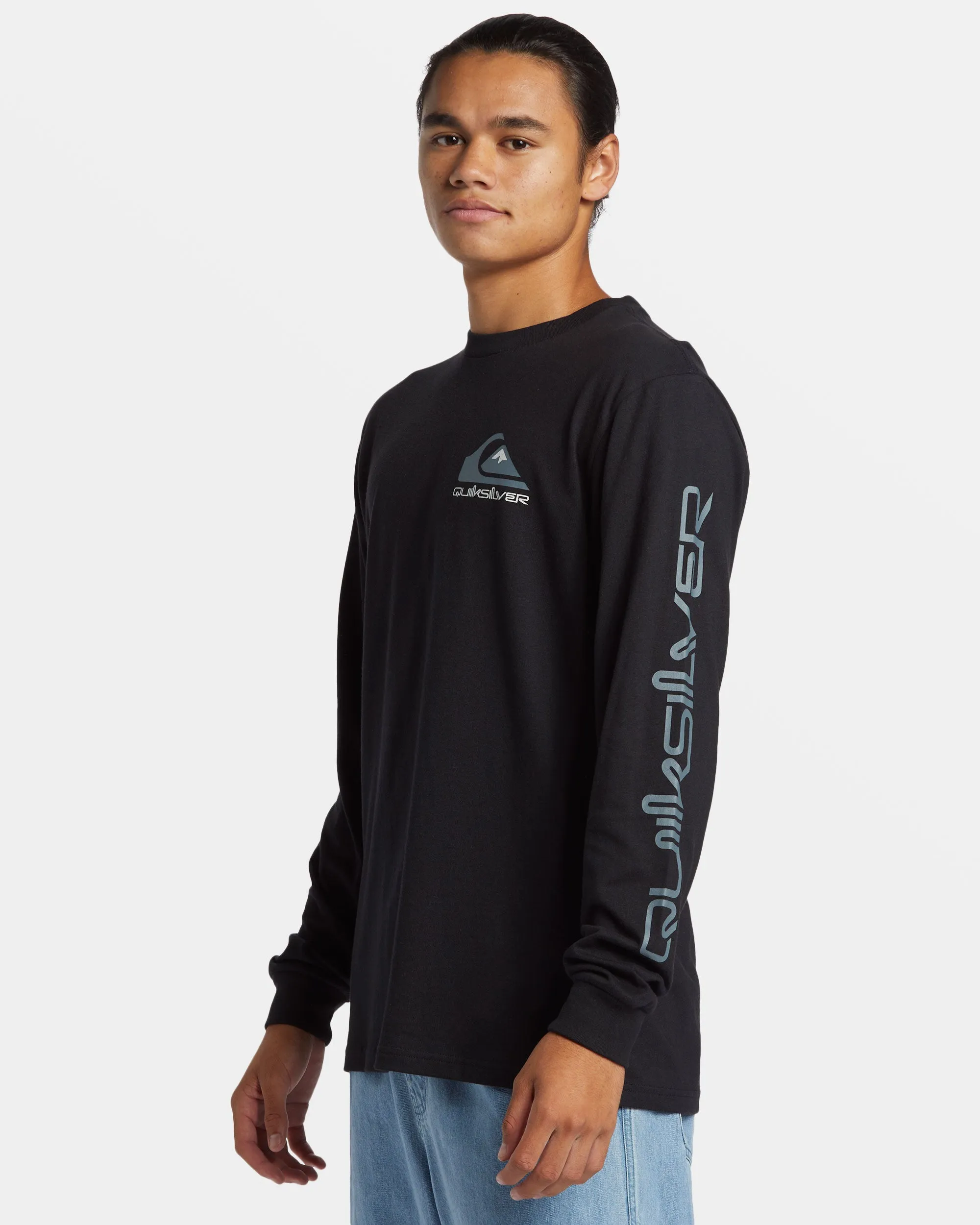 Comp Logo Long Sleeve T-Shirt - Black