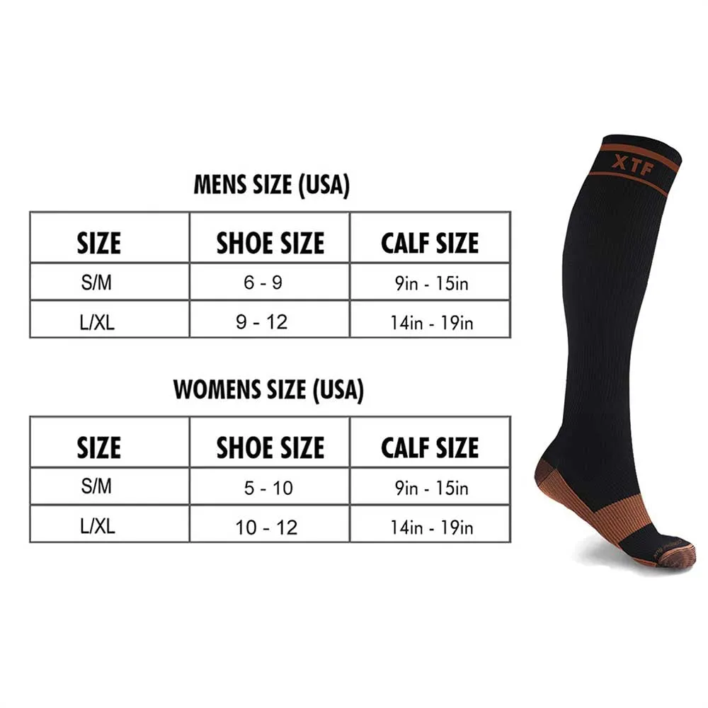 Copper-Infused Graduated Socks (6-Pairs)