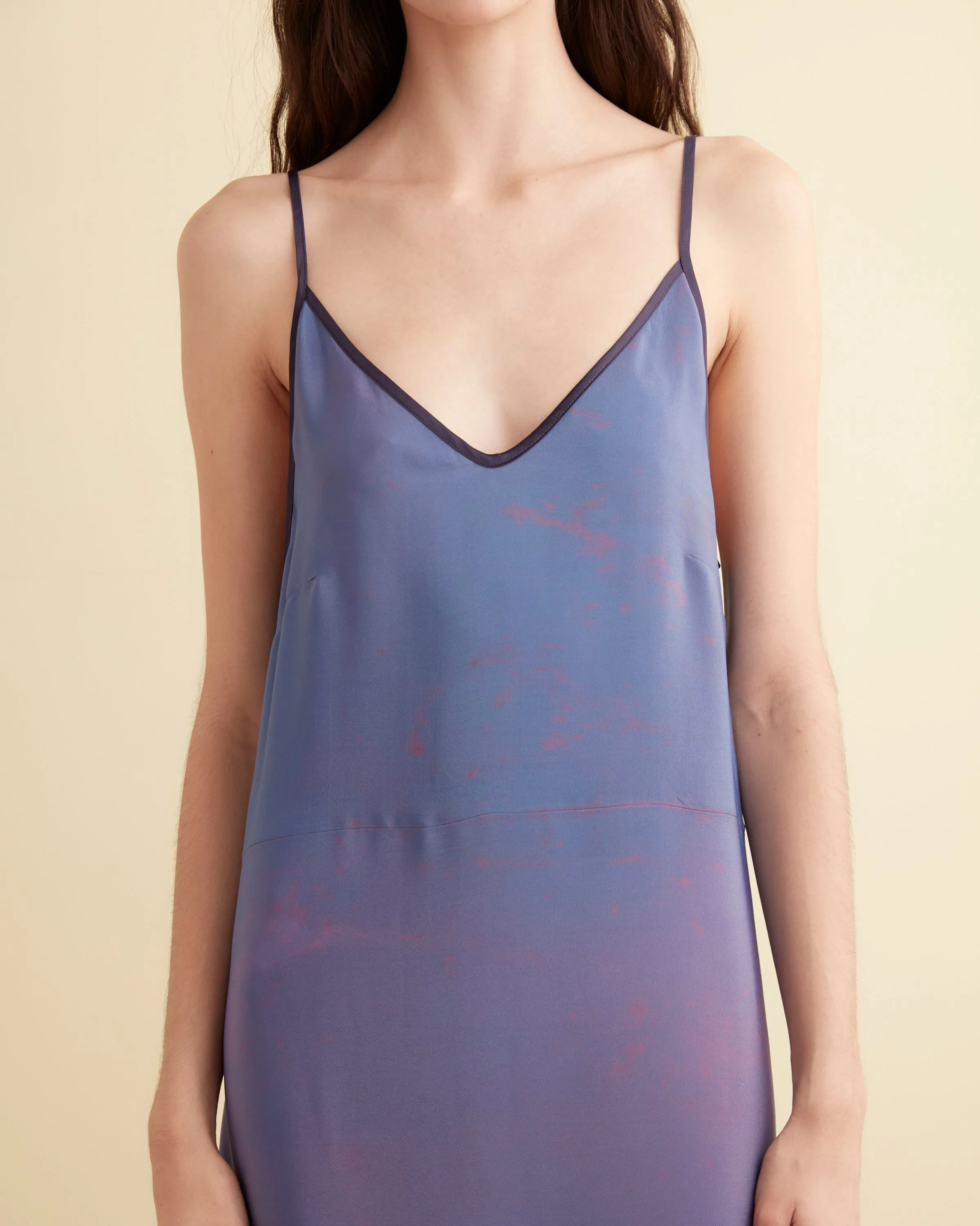 Cornflower Fringe Dress - M