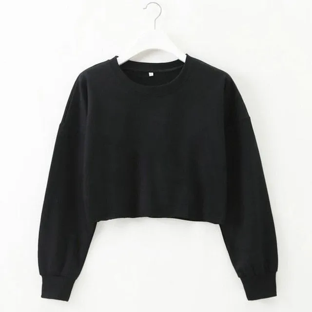 Crewneck Choppie Inn Crop Top Sports