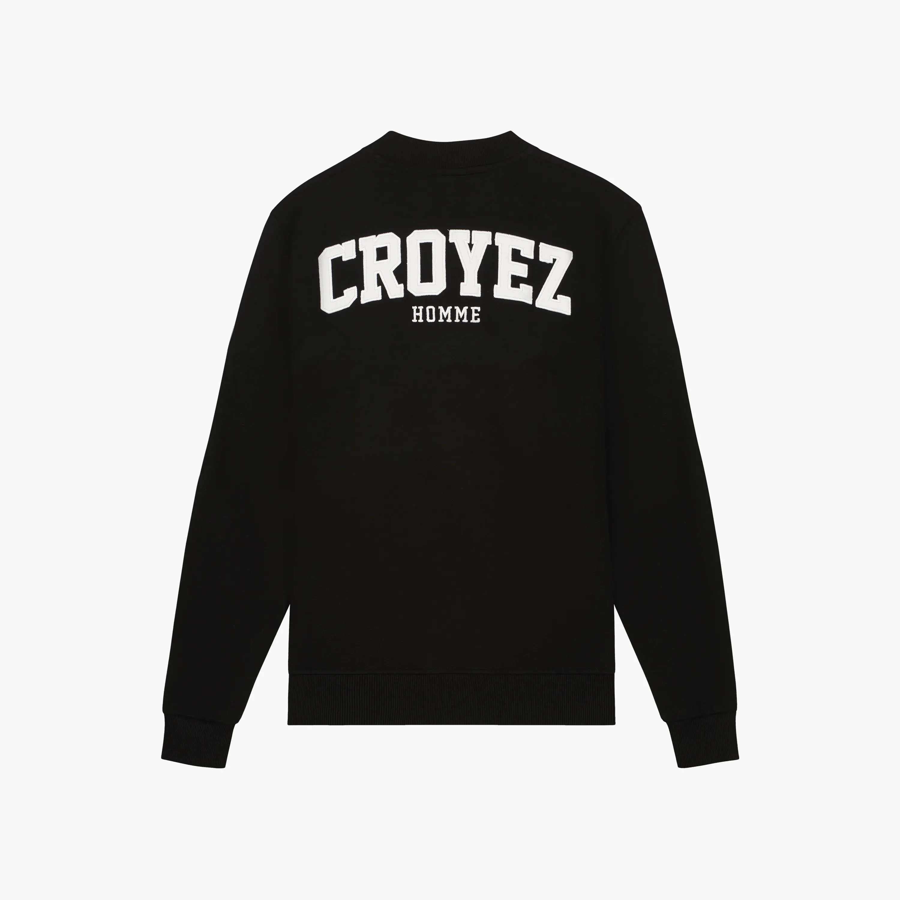 CROYEZ TRIPLE LOGO SWEATER - BLACK