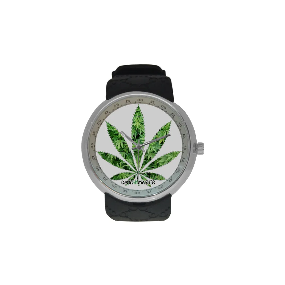 Dank Master Casual Weed Leaf Men's Watch