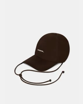 Darnis - Sale Logo-Embroidered Cap - Brown Econyl