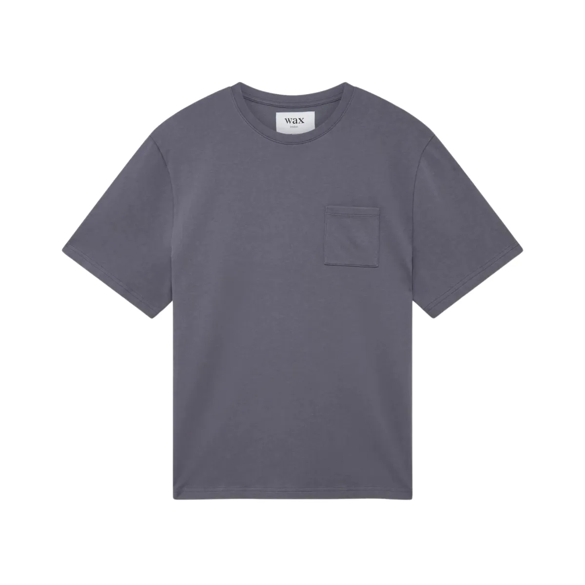 Dean SS Tee w Pocket Mid Blue