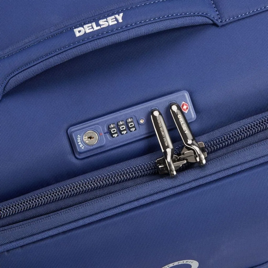 Delsey BROCHANT 2.0 Softsided Luggage Duo - Blue