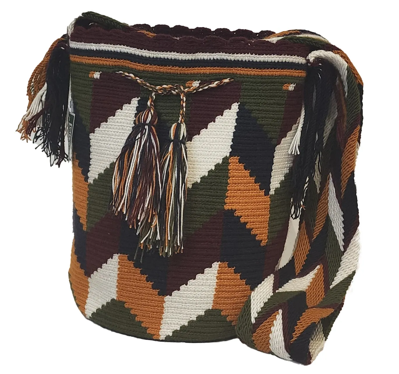 Denver Large Handmade Crochet Wayuu Mochila Bag