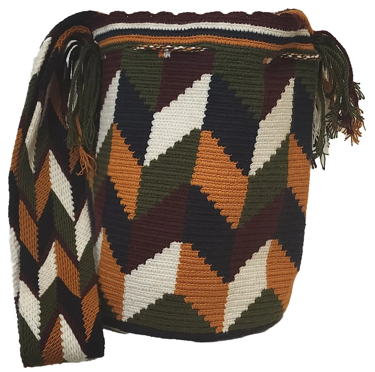 Denver Large Handmade Crochet Wayuu Mochila Bag