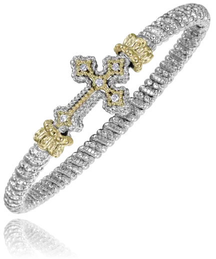 Diamond Cross Bracelet