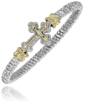 Diamond Cross Bracelet