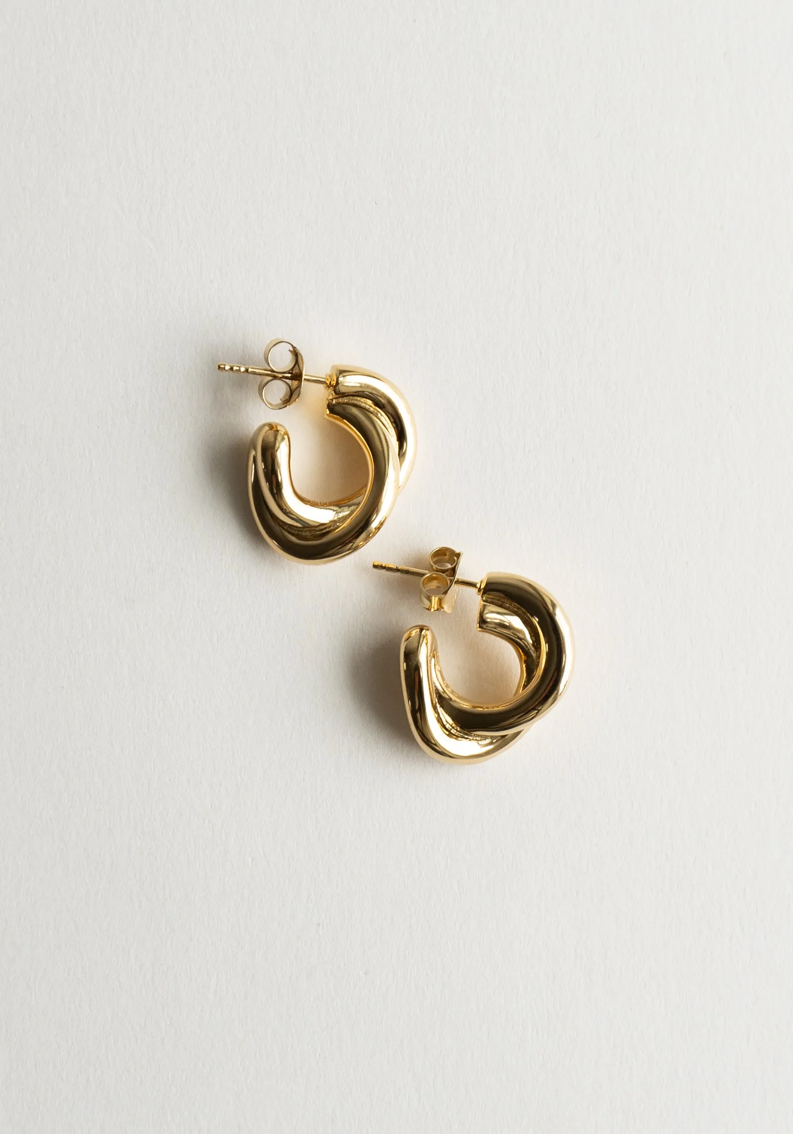 Diana Earrings in Gold