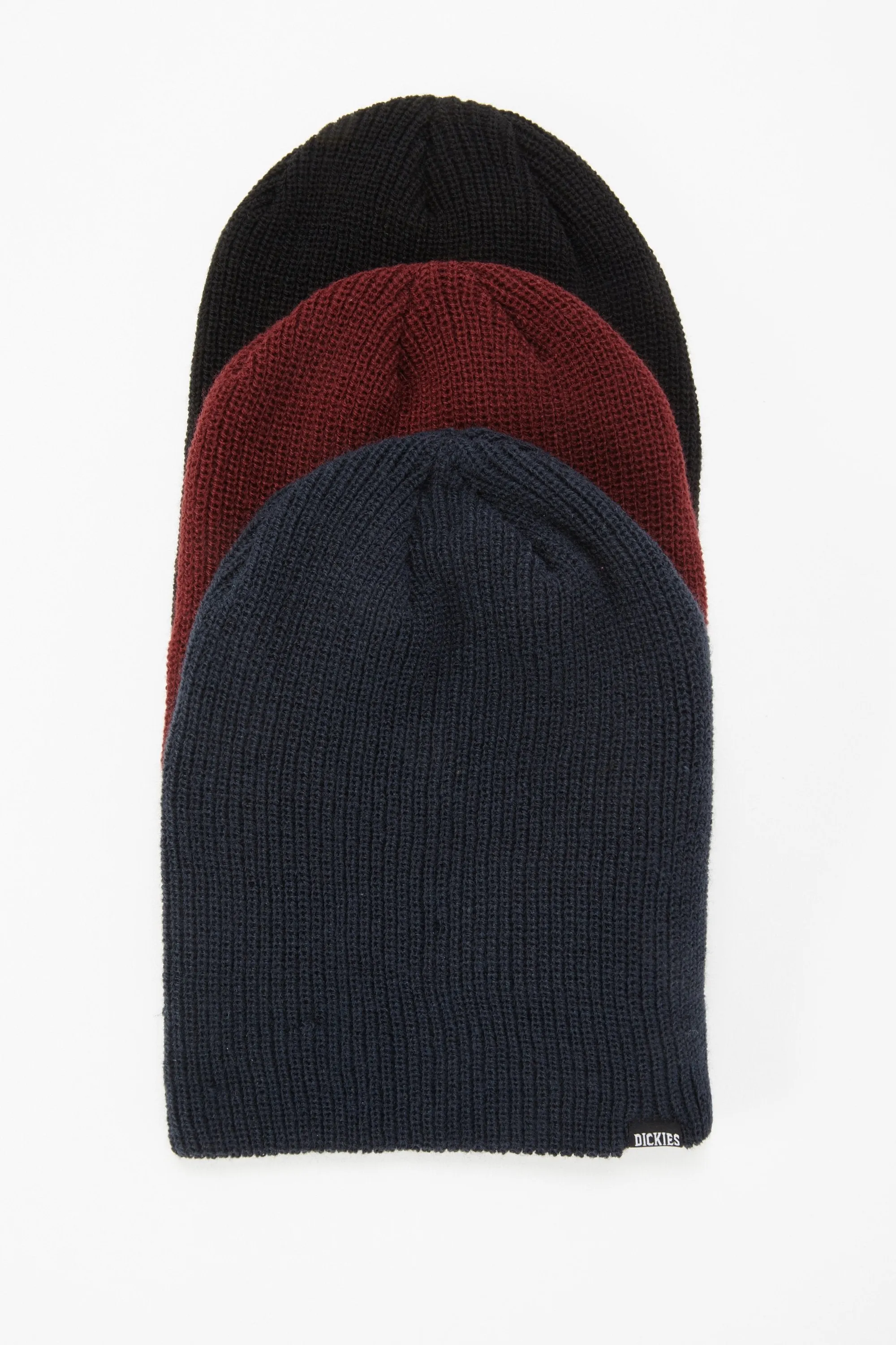 Dickies Acrylic 3-Pack Beanies