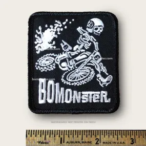 Dirt Bike Patch "Skeleton Rider"