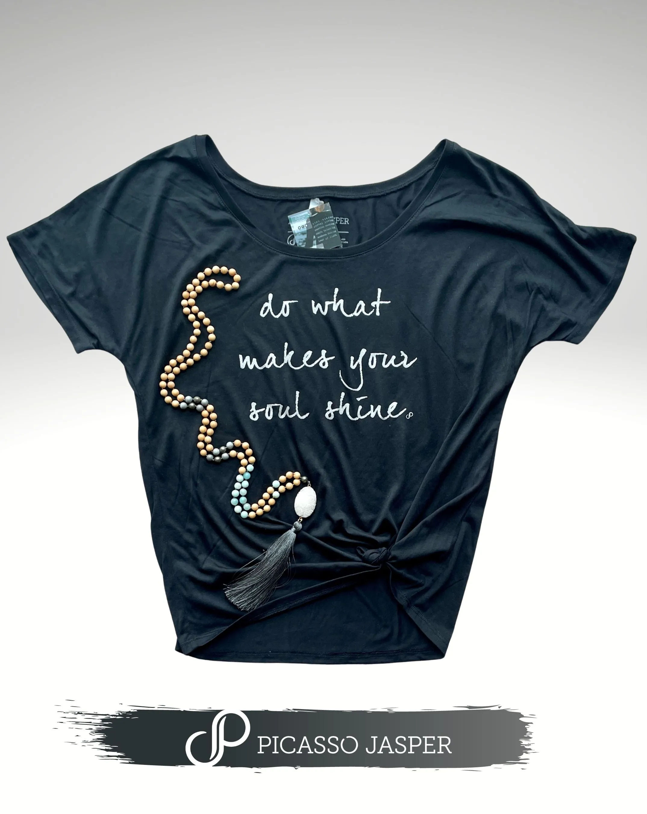 Do What Makes Your Soul Shine Tee   Mandala Two Pocket   Crystal- Bundle!