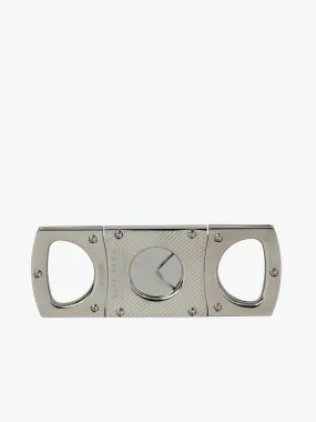 Double Blade Cigar Cutter Silver