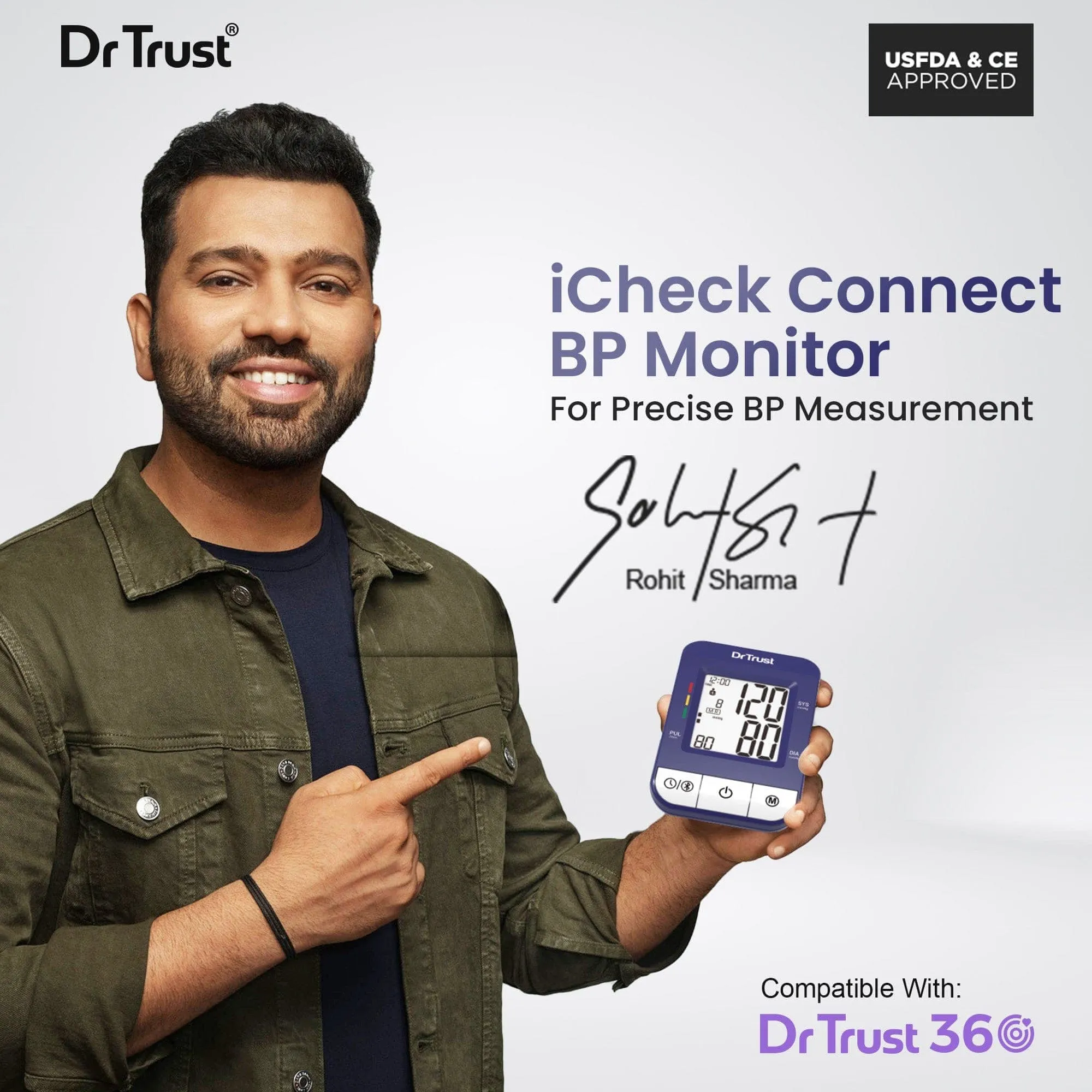 Dr Trust USA iCheck Connect BP Monitor 118