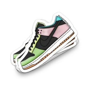 Dunk Low "Free 99 Black" Sneaker Sticker