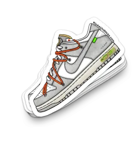 Dunk Low "Off-White Lot 11" Sneaker Sticker