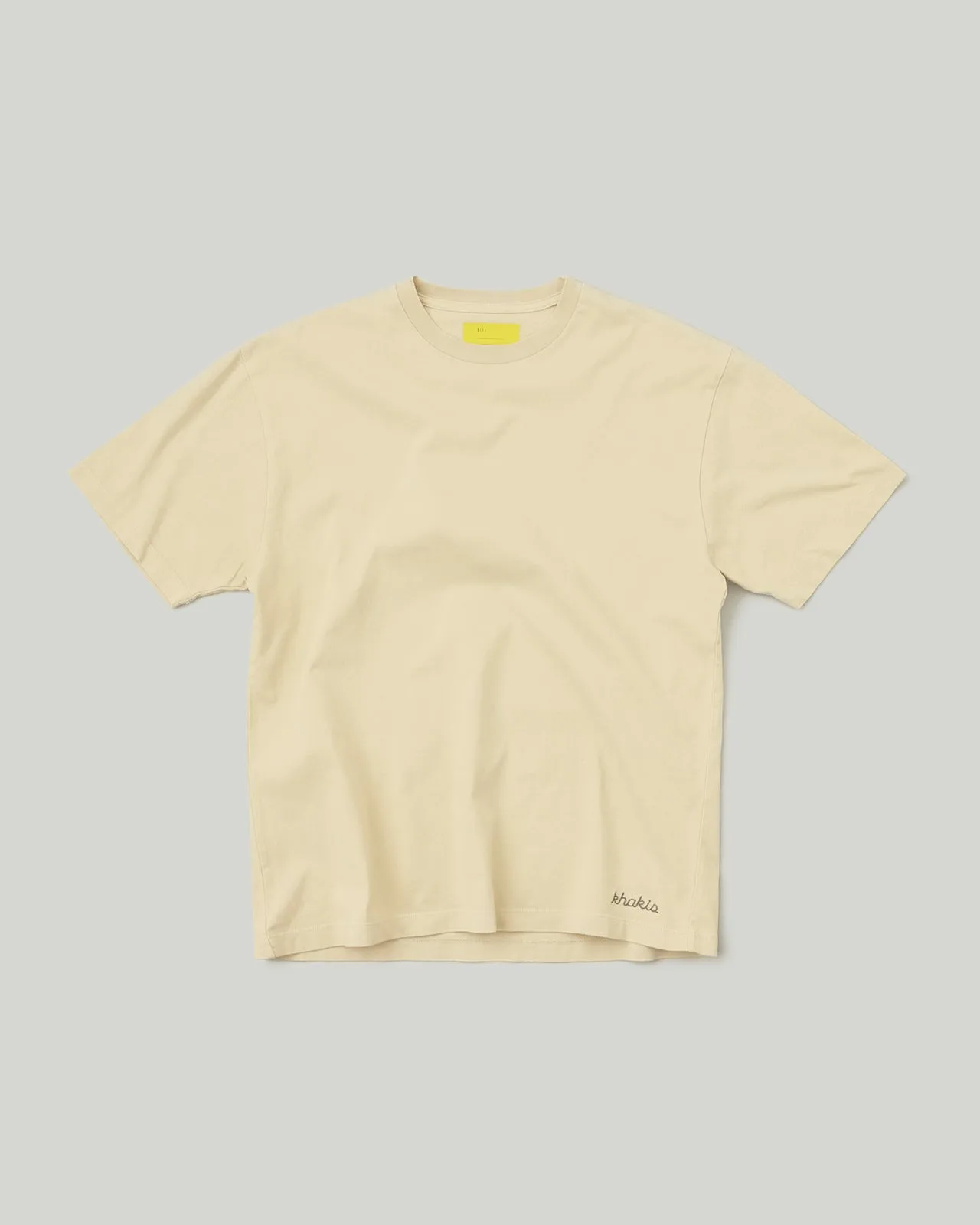 Embroidered S/S Tee Ivory