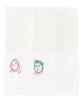 Emile and Elodie  - Pair of Embroidered Hand Towels